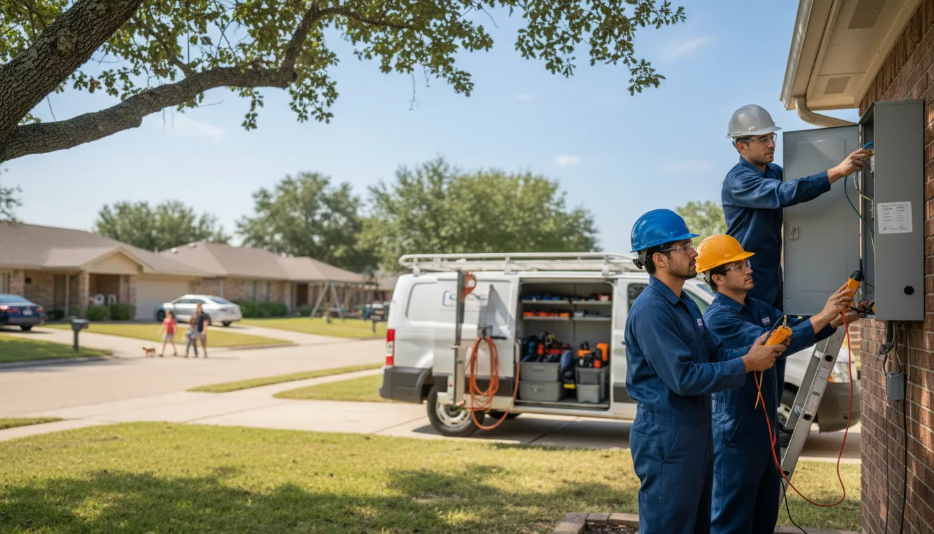Certified electrician providing emergency electrical services in Hardy, AR